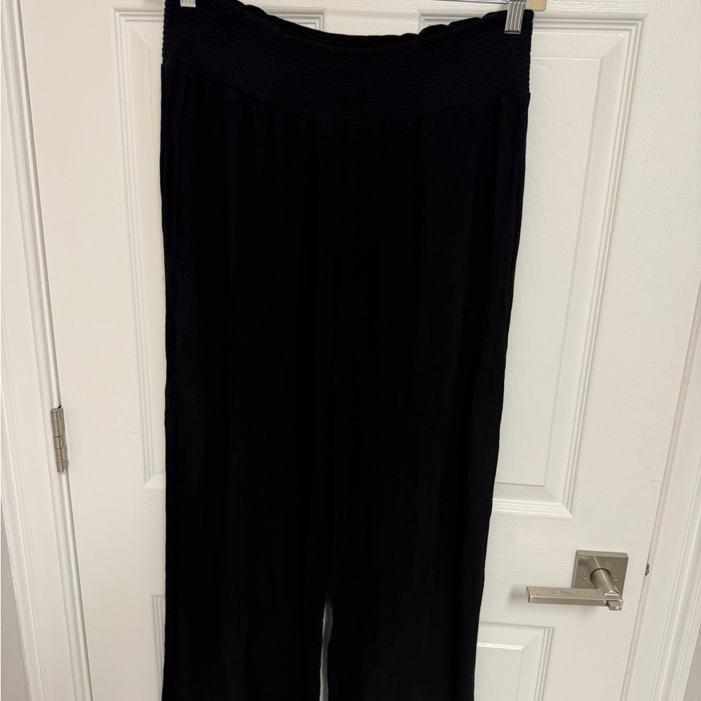 Polo by Ralph Lauren Elegant Black Swim Coverup Pants